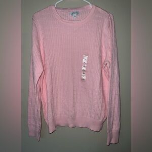 Kim Rogers Women’s Pink Crewneck Sweater - XL - NWOT